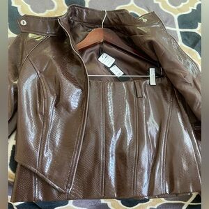 2 piece skirt/jacket outfit